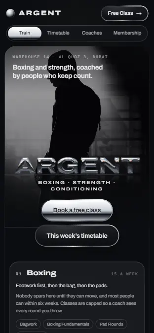 ARGENT — Train, on a phone