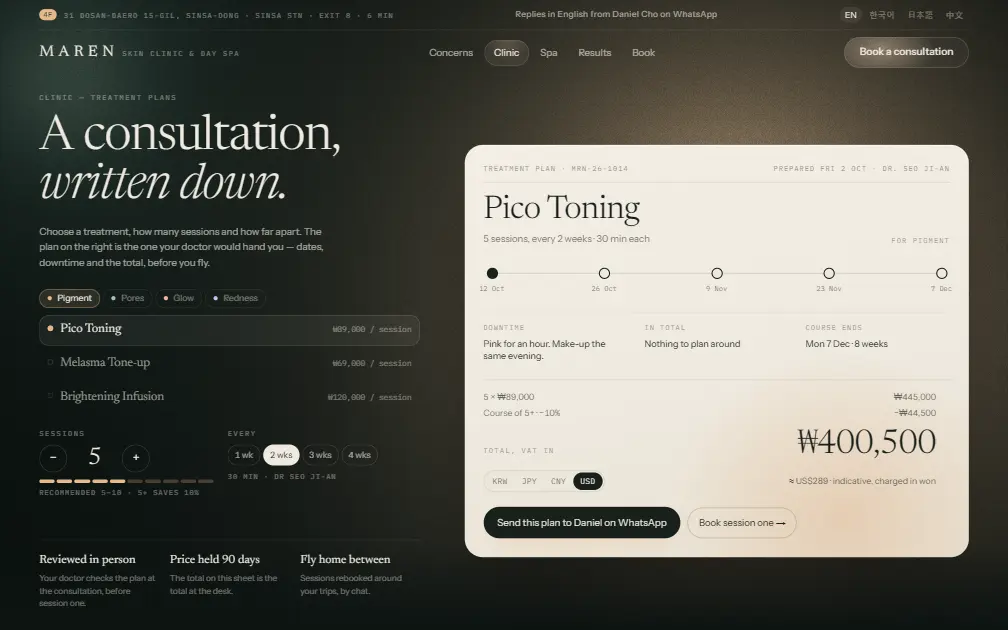 MAREN — Clinic page