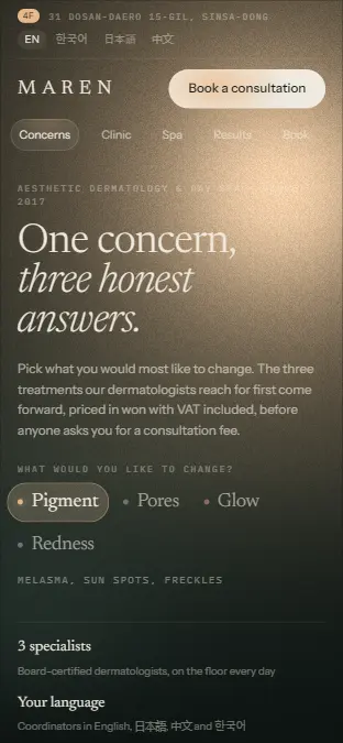 MAREN — Concerns, on a phone