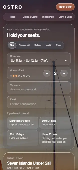 OSTRO — Book, on a phone